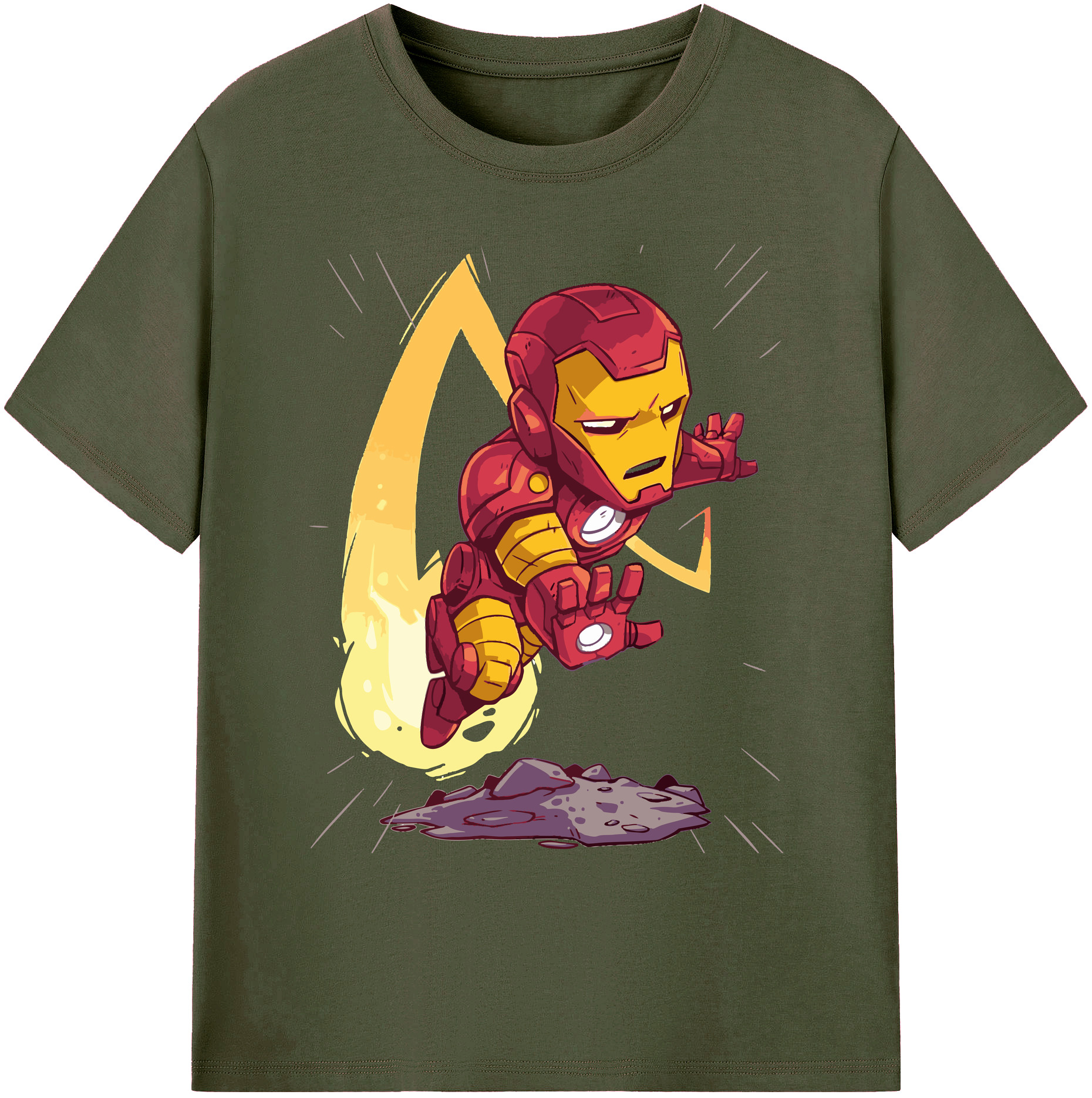 （画像用） アベンジャーズ The Avengers 綿100％ メンズ半袖Tシャツ｜肌触りやわらか＆通気性